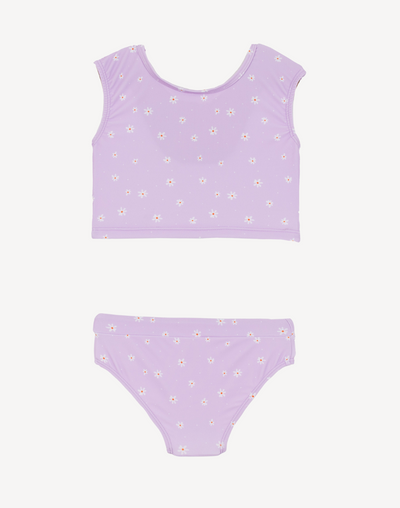 Girls Daisies Bikini Set#color_daisies-sweet-lavender