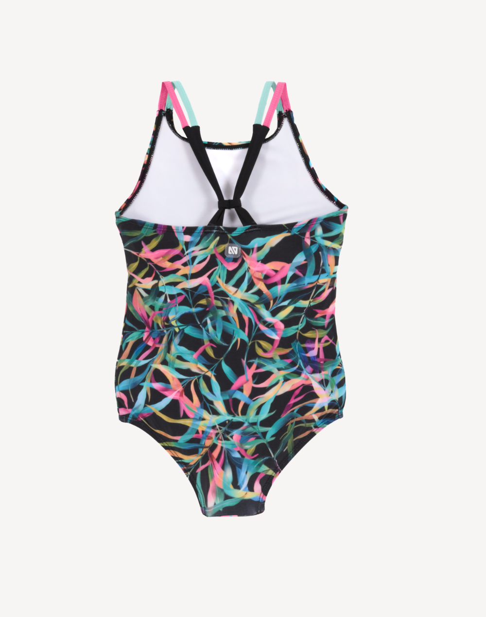 Girls Leaves Cutout One Piece Swimsuit