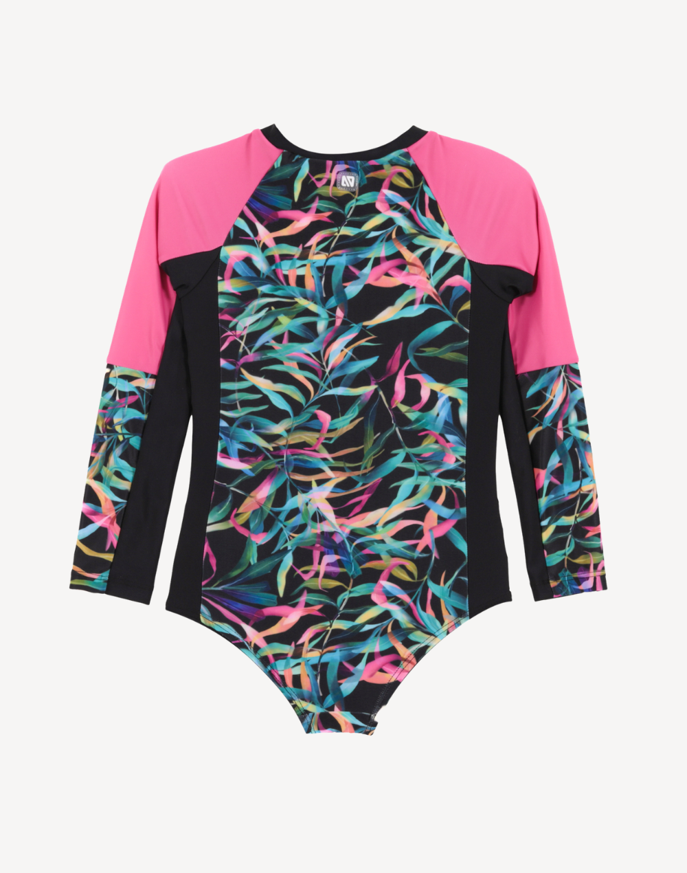 Girls Leaves UPF 50 Long Sleeve Paddle Suit
