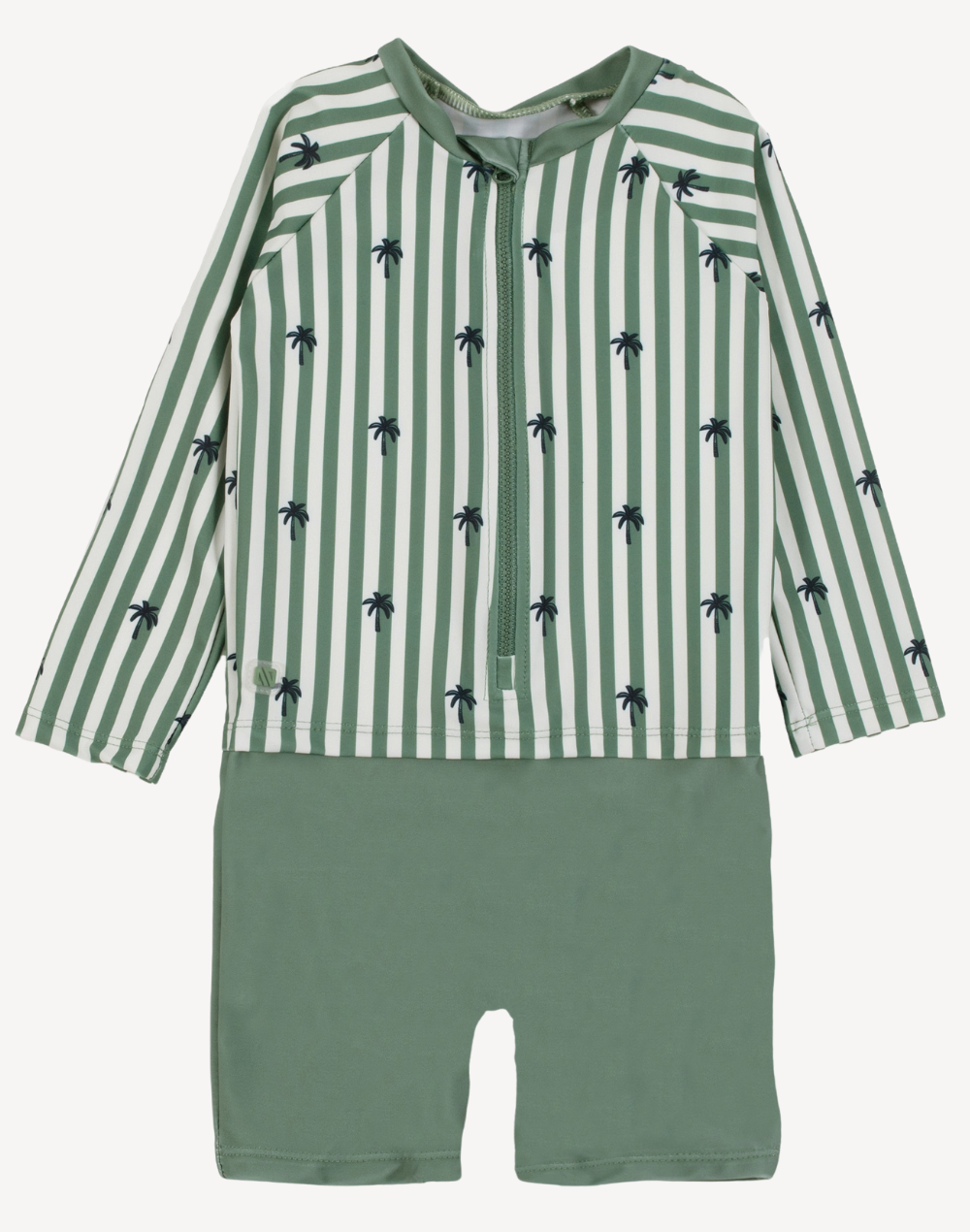 Infant Boys Stripe UPF 50 Rashguard Swimsuit