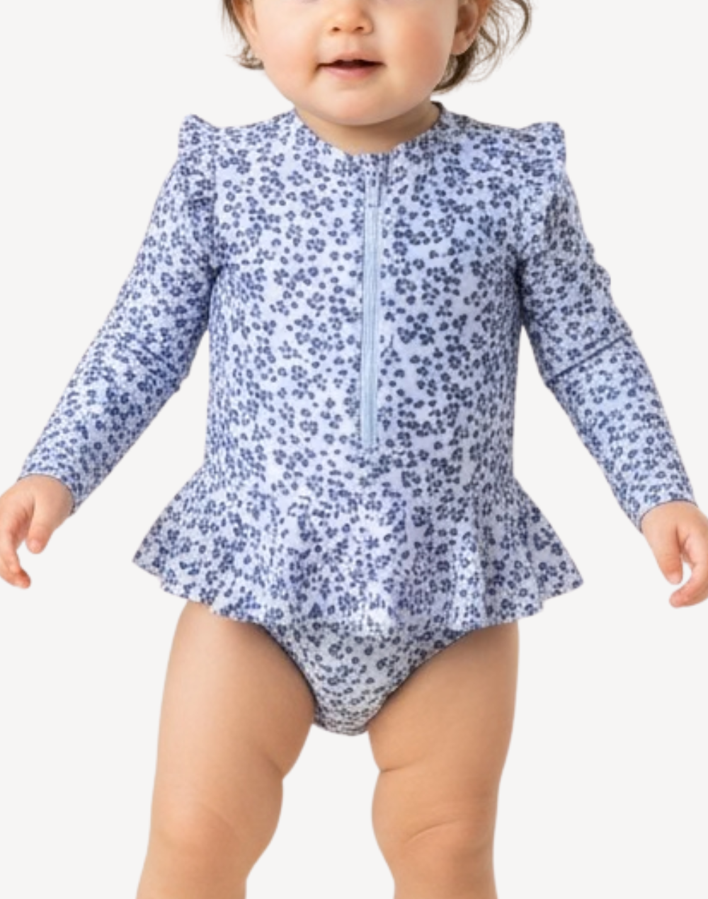 Infant Girls Ditsy Ruffle UPF 50 Paddle Suit