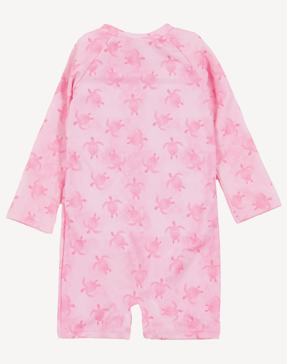 Infant Girls Turtles UPF 50 Rashguard Swimsuit#color_turtles-pink