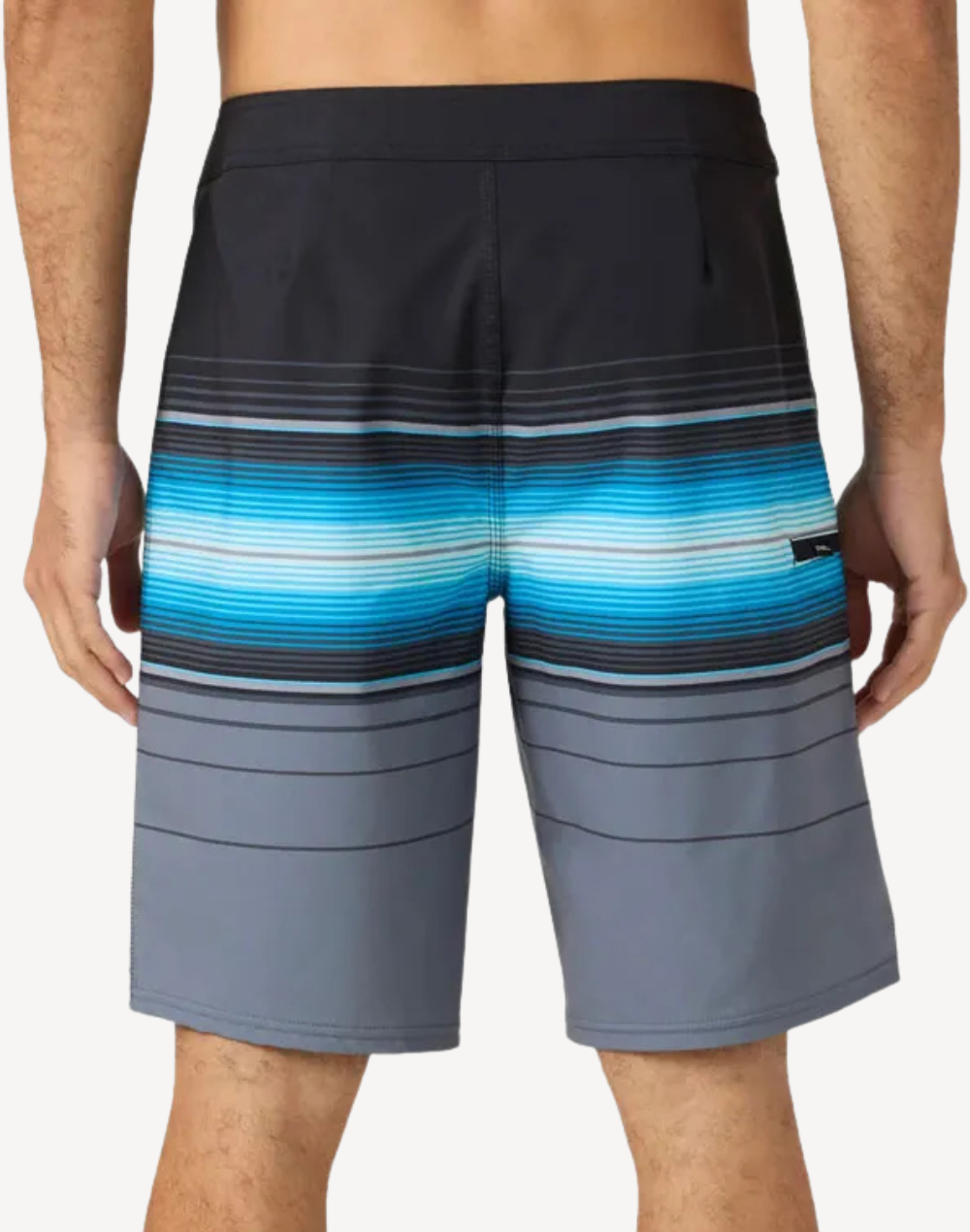 Hyperfreak Heat Stripe 21" Boardshort#color_hyperfreak-black