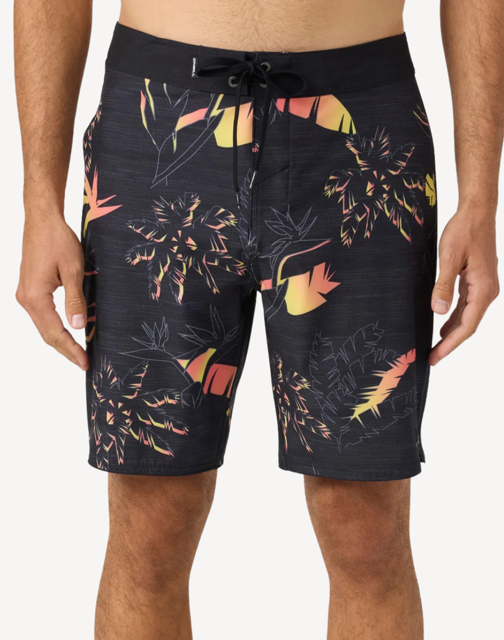 Hyperfreak Mysto Scallop 19 Boardshort#color_mysto-black