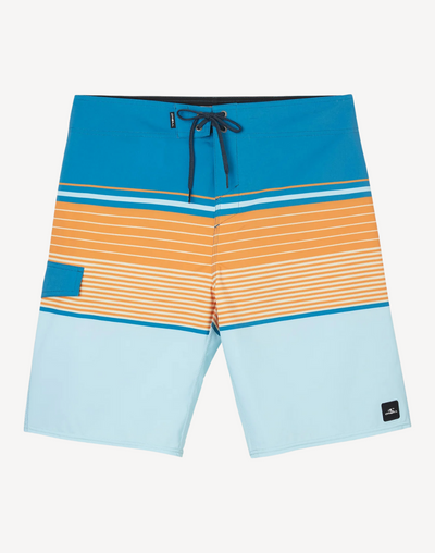 Lennox Stripe 21" Boardshort#color_lennox-bay-blue