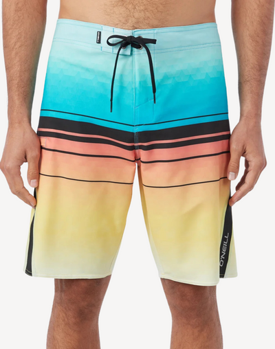 Superfreak Stripe 20" Boardshort#color_superfreak-coral