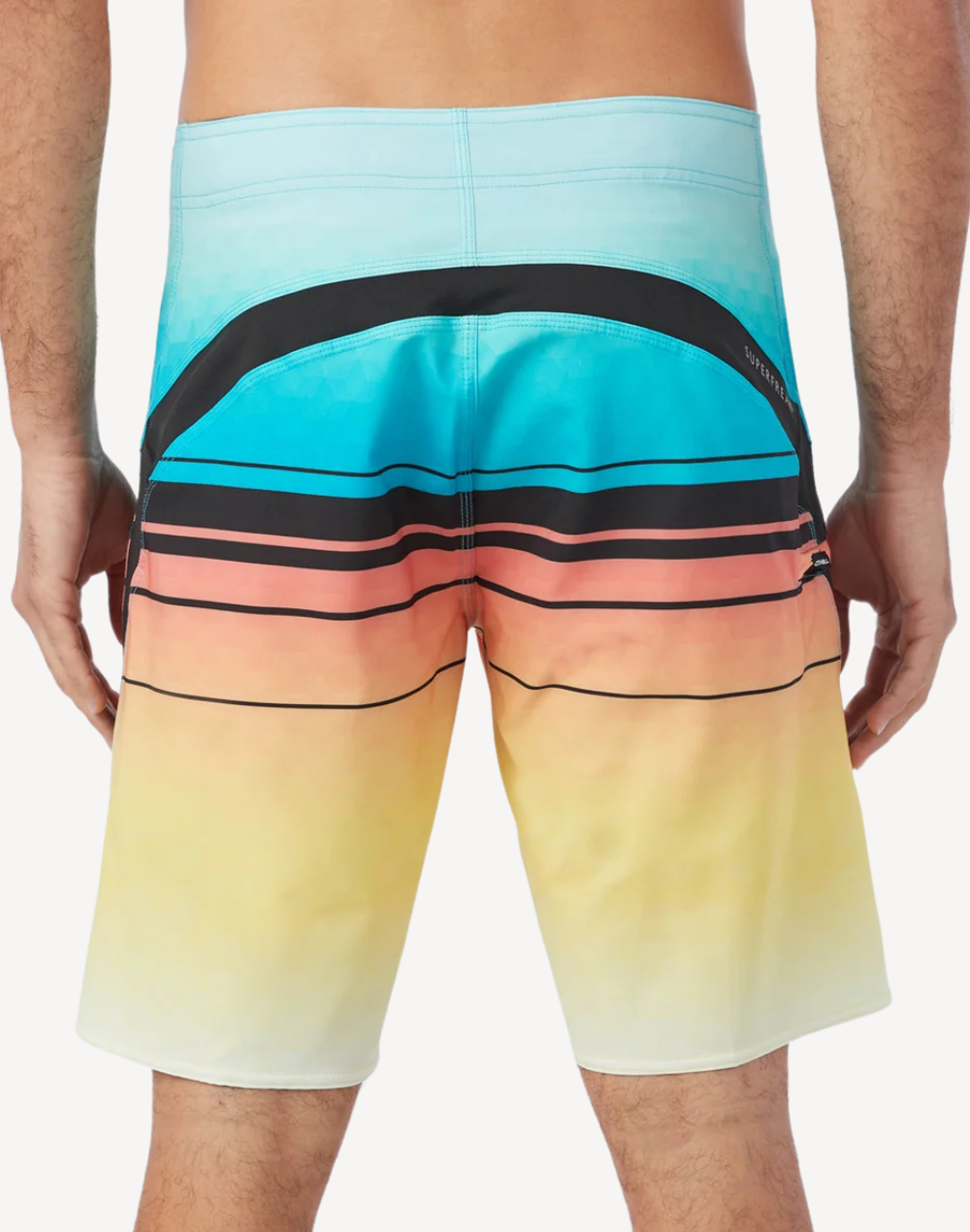 Superfreak Stripe 20" Boardshort#color_superfreak-coral