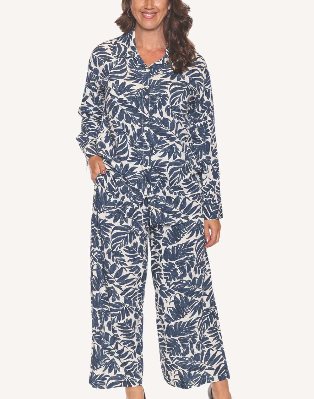 Tropic Leaves Beach Cover Up Pants