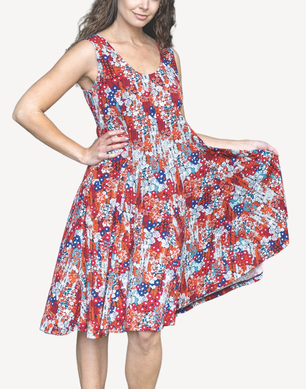 Floral Flair Short Dress