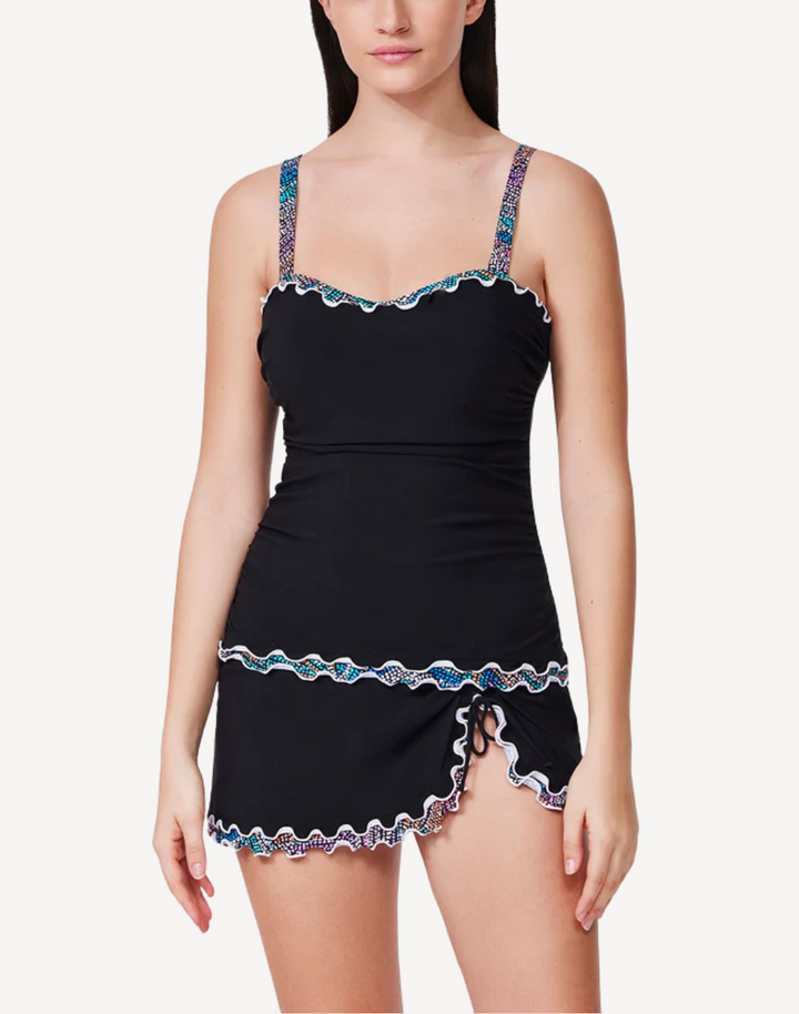 Layla Tricolore D Cup Tankini Top