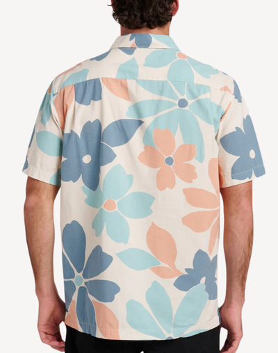 Flower Power Short Sleeve Shirt#color_flower-moonbeam