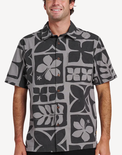 Tiki Island Short Sleeve Shirt#color_tiki-phantom