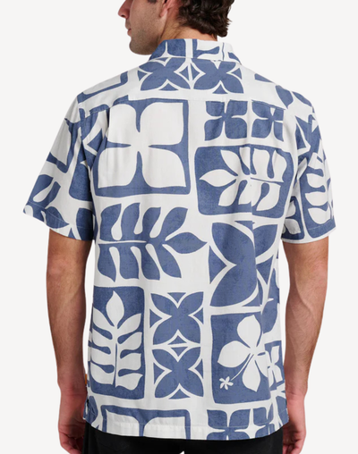Tiki Island Short Sleeve Shirt#color_tiki-flint-stone