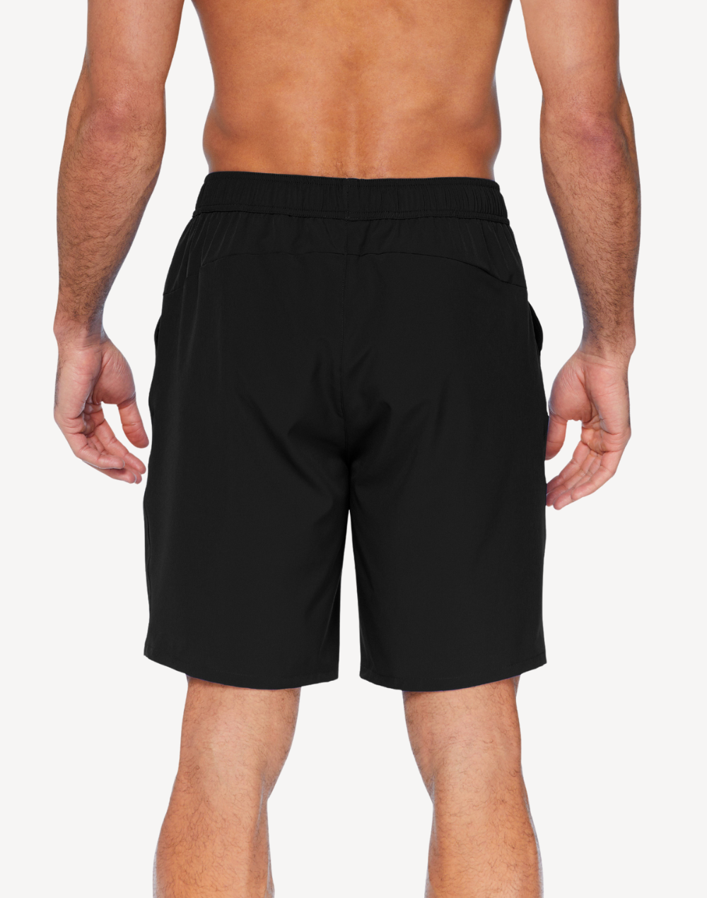 Solid Core 20" Swim Trunk#color_black