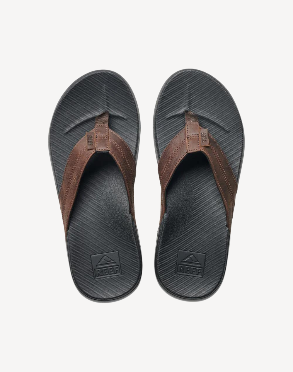 Men's Cushion Phantom 2.0 Leather Sandal#color_cushion-brown-black