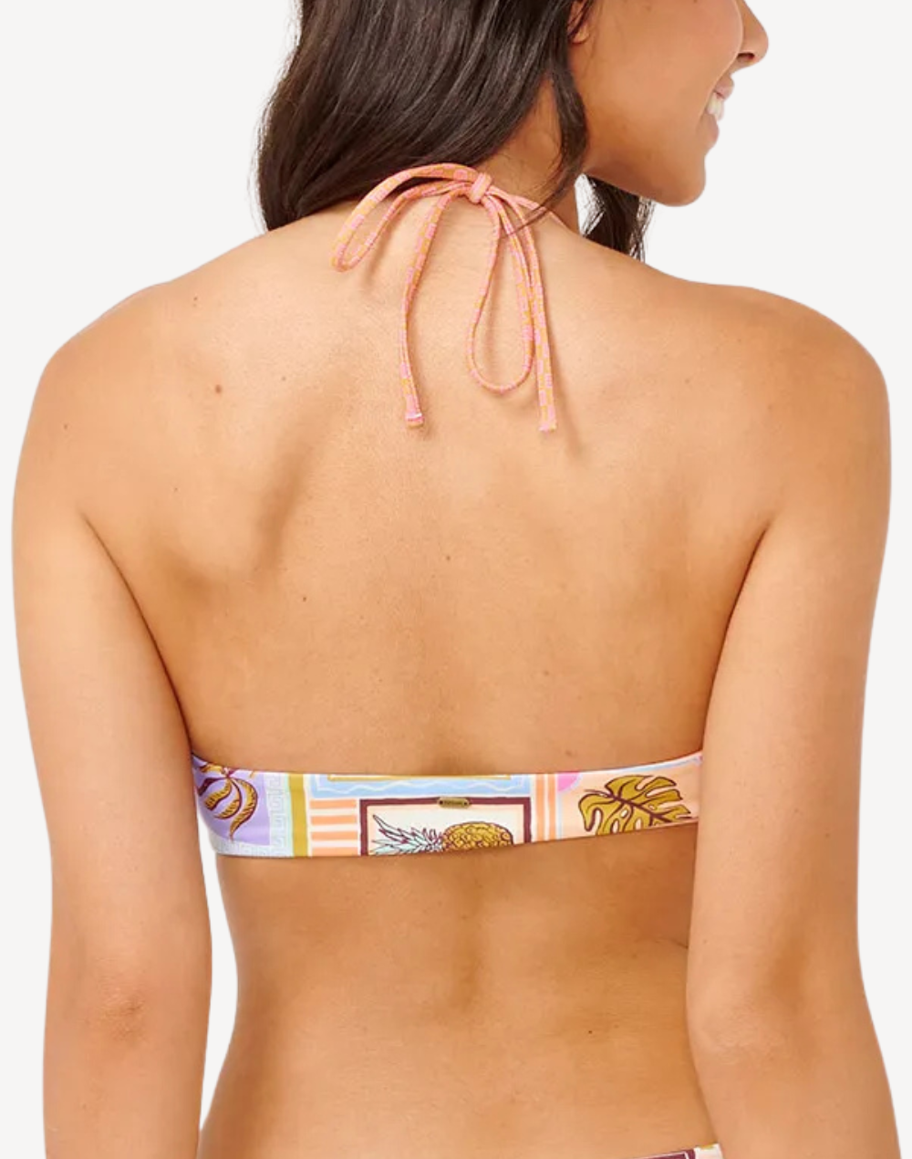 Beach Party Halter Crop Bikini Top