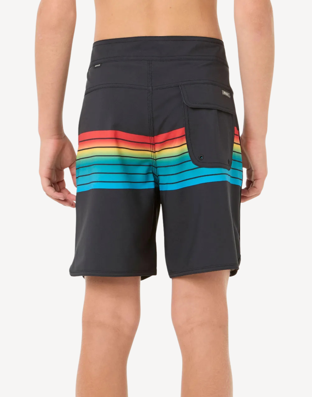 Boys Mirage Surf Revival Boardshort#color_mirage-surf-black