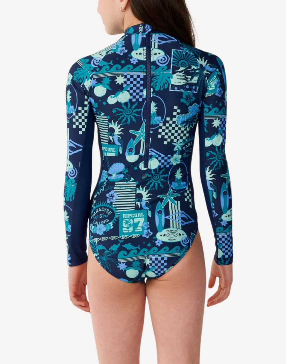 Girls Costa Del Sol UPF 50 Long Sleeve Paddle Suit