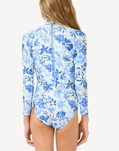 Girls Island Bliss UPF Paddle Suit#color_island-dark-blue