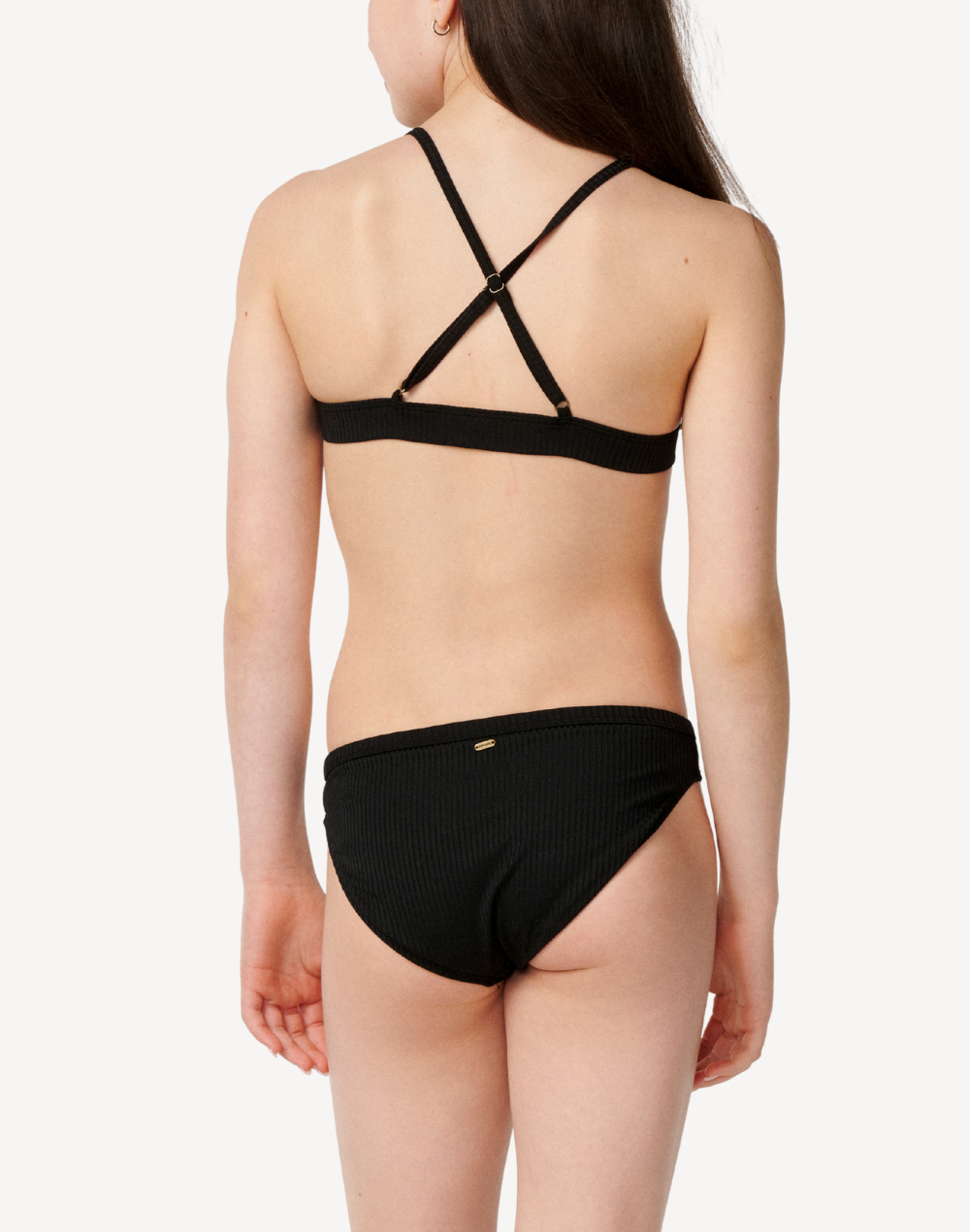 Girls Premium Rib Triangle Bikini Set