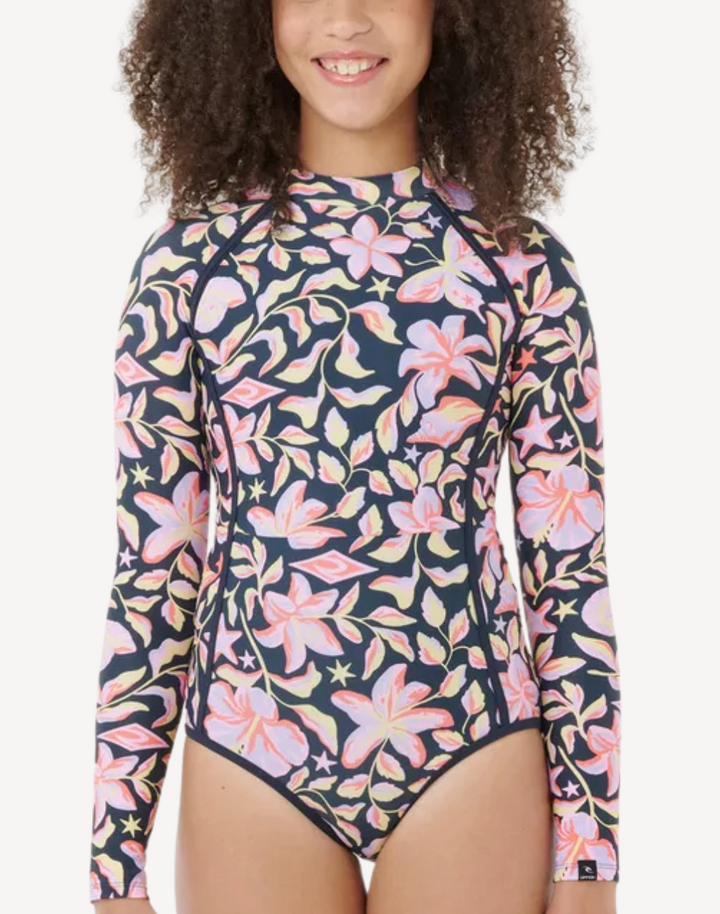Girls Sunset Skies UPF 50 Long Sleeve Paddle Suit