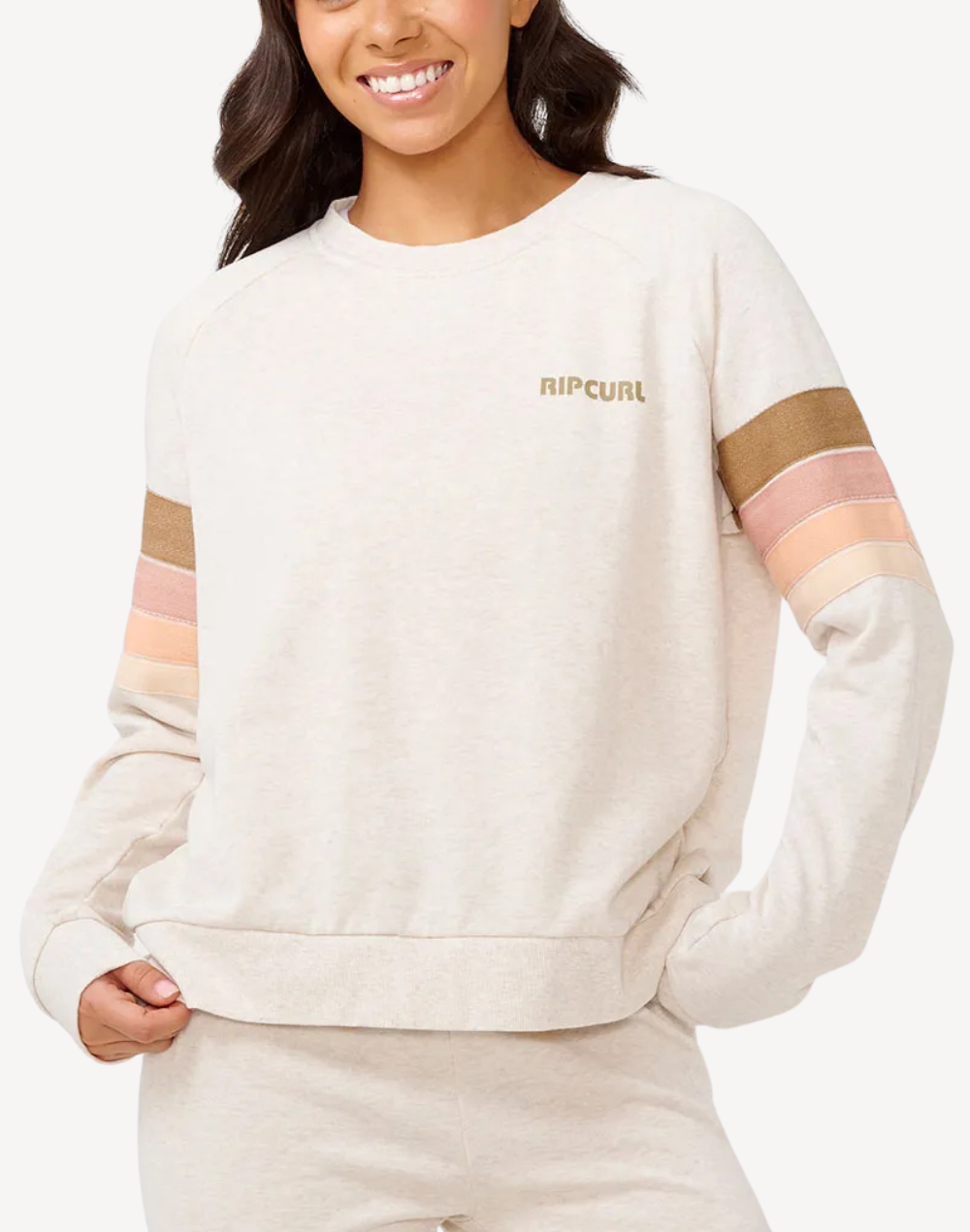 High Tide Surf Raglan Crew Sweater#color_high-tide-oatmeal