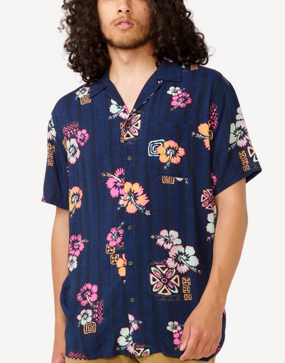 Hoffman Short Sleeve Button Up Shirt#color_hoffman-shirt-navy