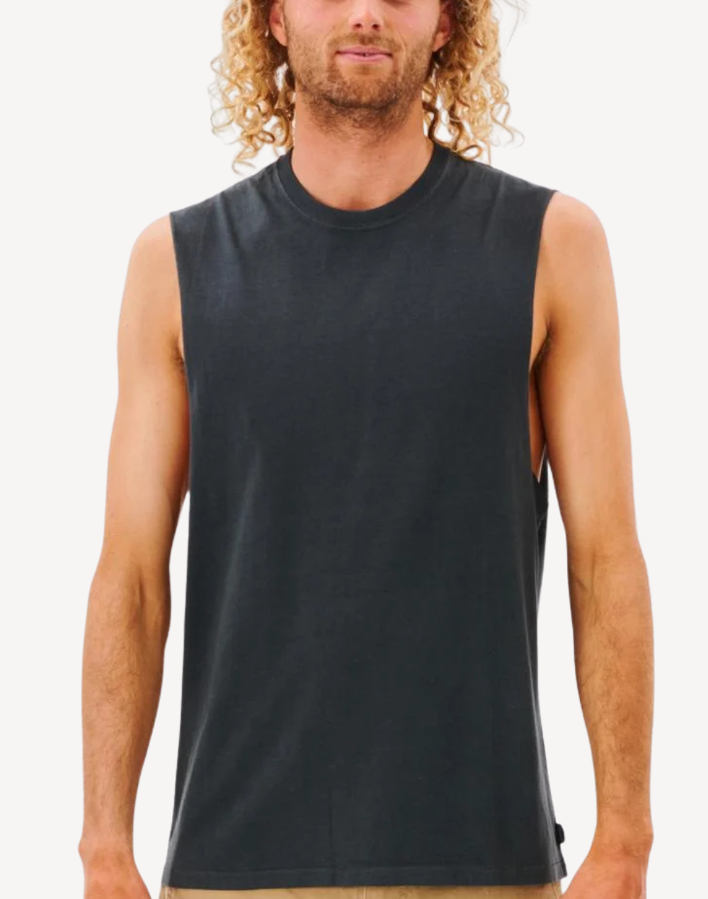 Plain Wash Muscle Tank