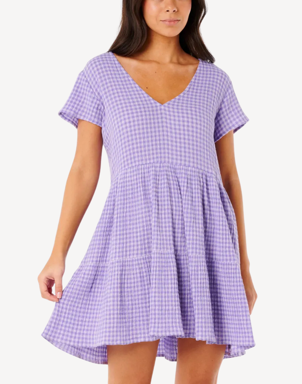 Premium Surf Check Dress#color_premium-check-purple