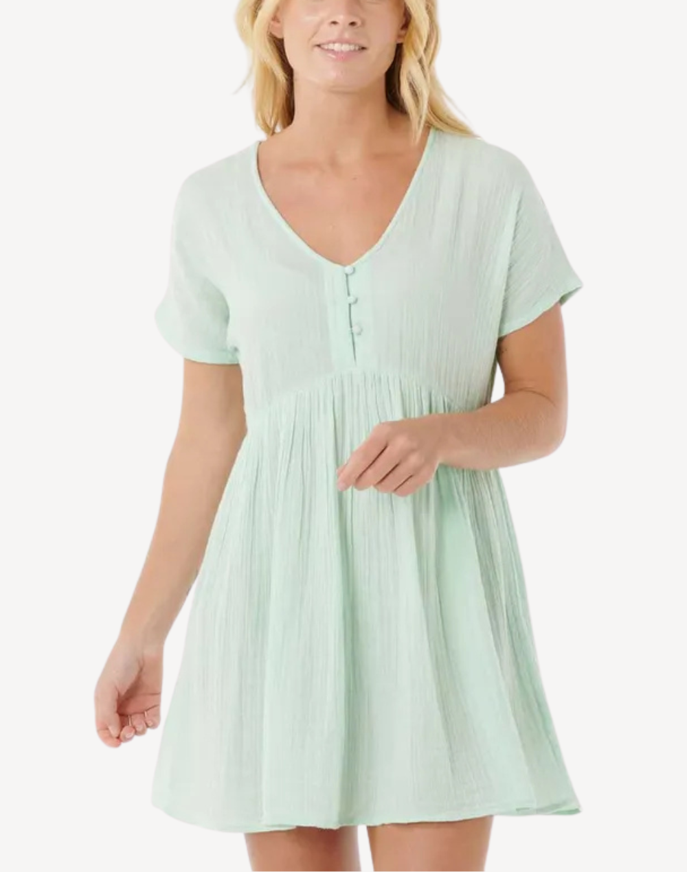 Premium Surf Short Sleeve Dress#color_premium-aqua