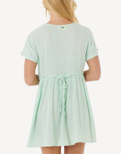 Premium Surf Short Sleeve Dress#color_premium-aqua