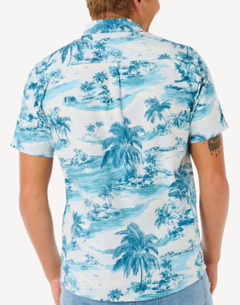 Sessions Short Sleeve Shirt#color_sessions-glacier-blue