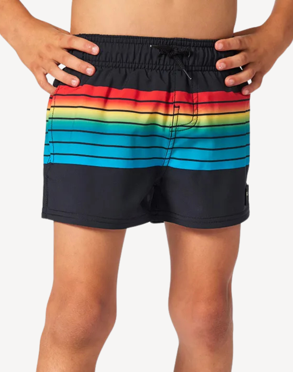 Toddler Boys Surf Revival Swim Trunk#color_surf-revival-black