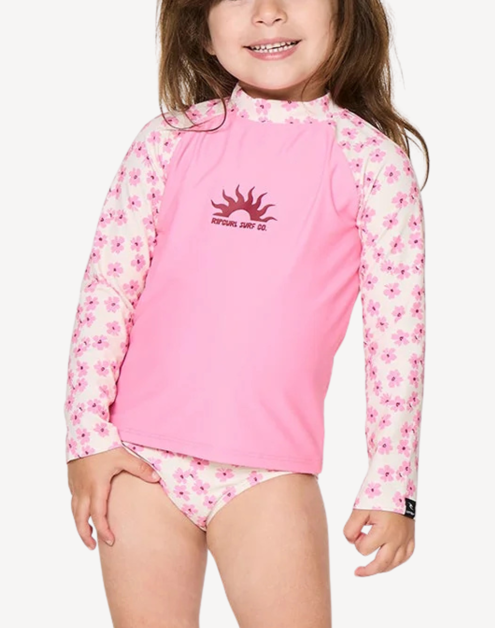 Toddler Girls Party Wave UPF 50 Rashguard Set
