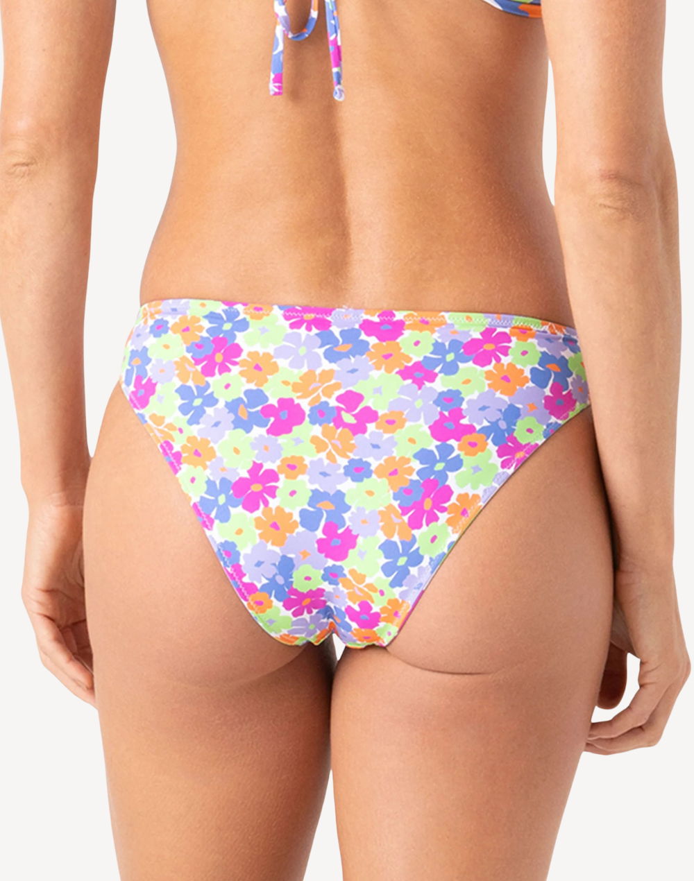 California Dreamin Reversible Full Hipster Bikini Bottom#color_california-lime