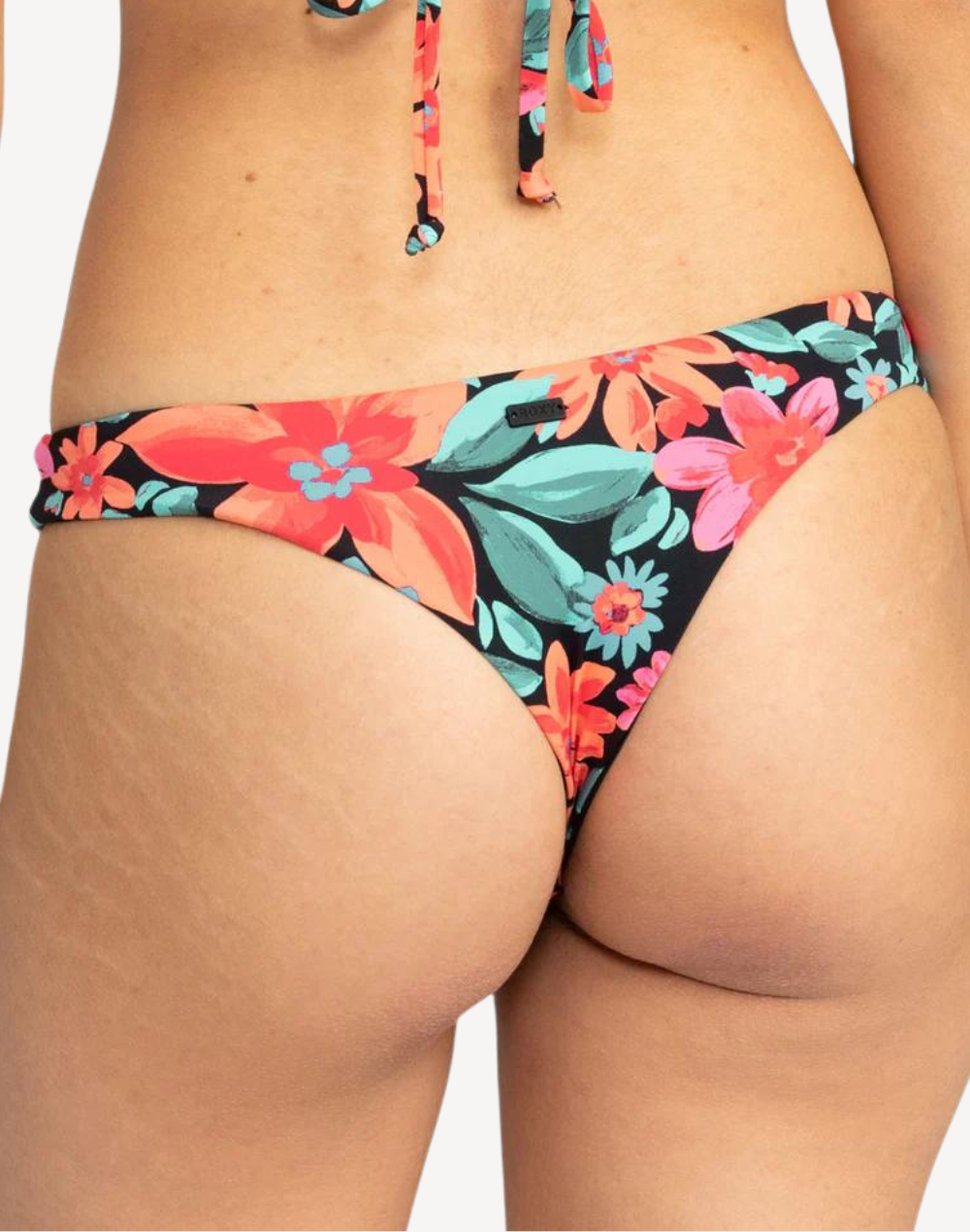 Floral Fiesta Beach Classics Tanga Bikini Bottom#color_anthracite-floral-fiesta