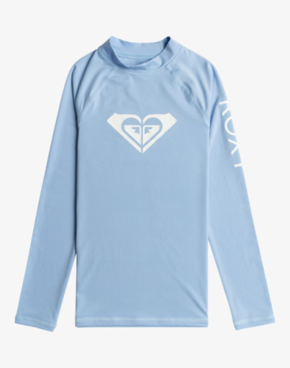 Girls Whole Hearted UPF 50 Long Sleeve Rashguard#color_whole-bel-air-blue