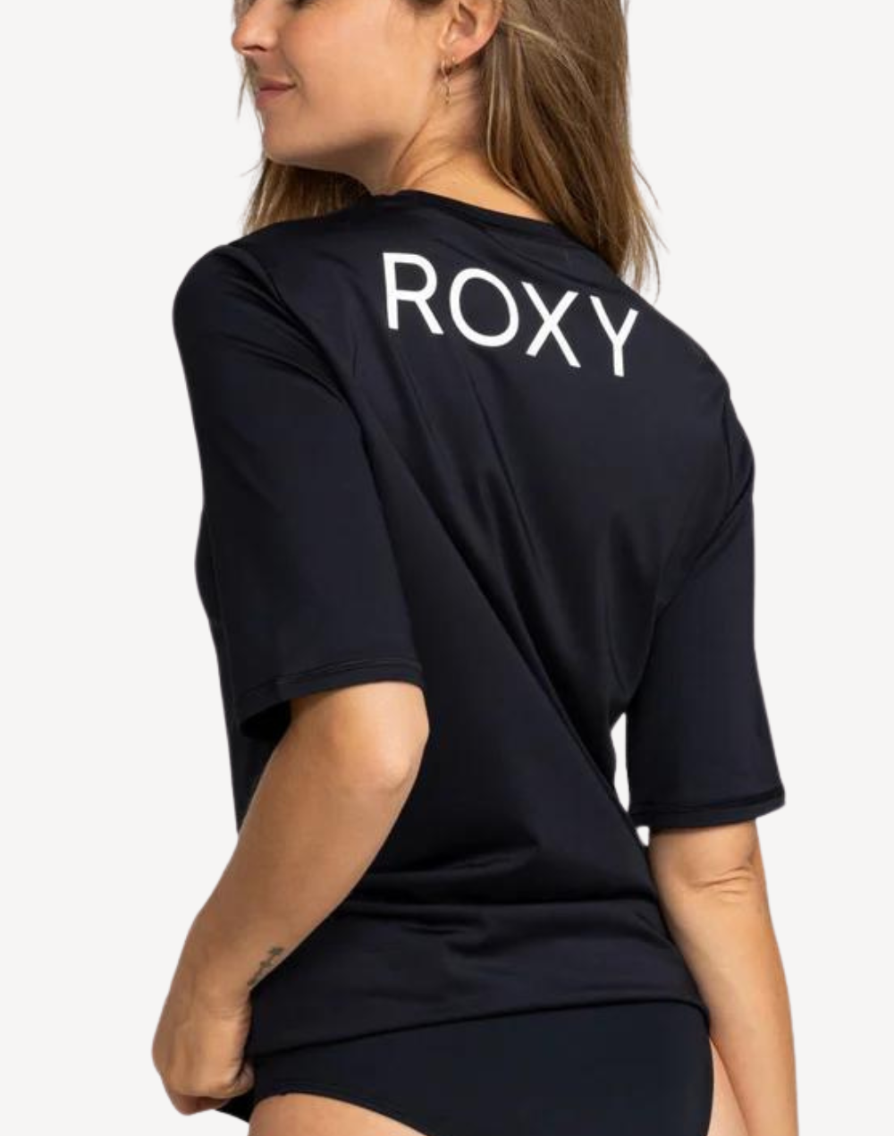 Enjoy Waves UPF 50 Short Sleeve Women s Swim Shirt Roxy