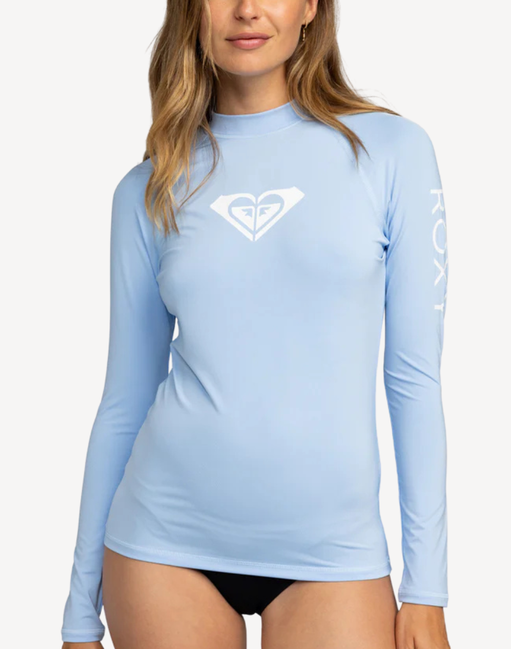 Women's Whole Hearted UPF 50 Long Sleeve Rashguard#color_whole-hearted-bel-air-blue