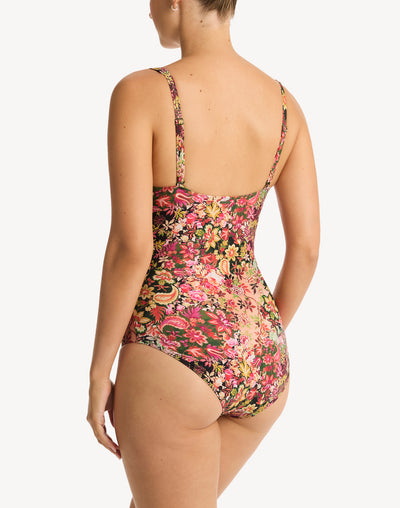 Wildflower Cross Front One Piece#color_wildflower-pink