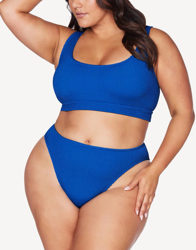 Arte Plus Size Kahlo Bikini Set#color_blue