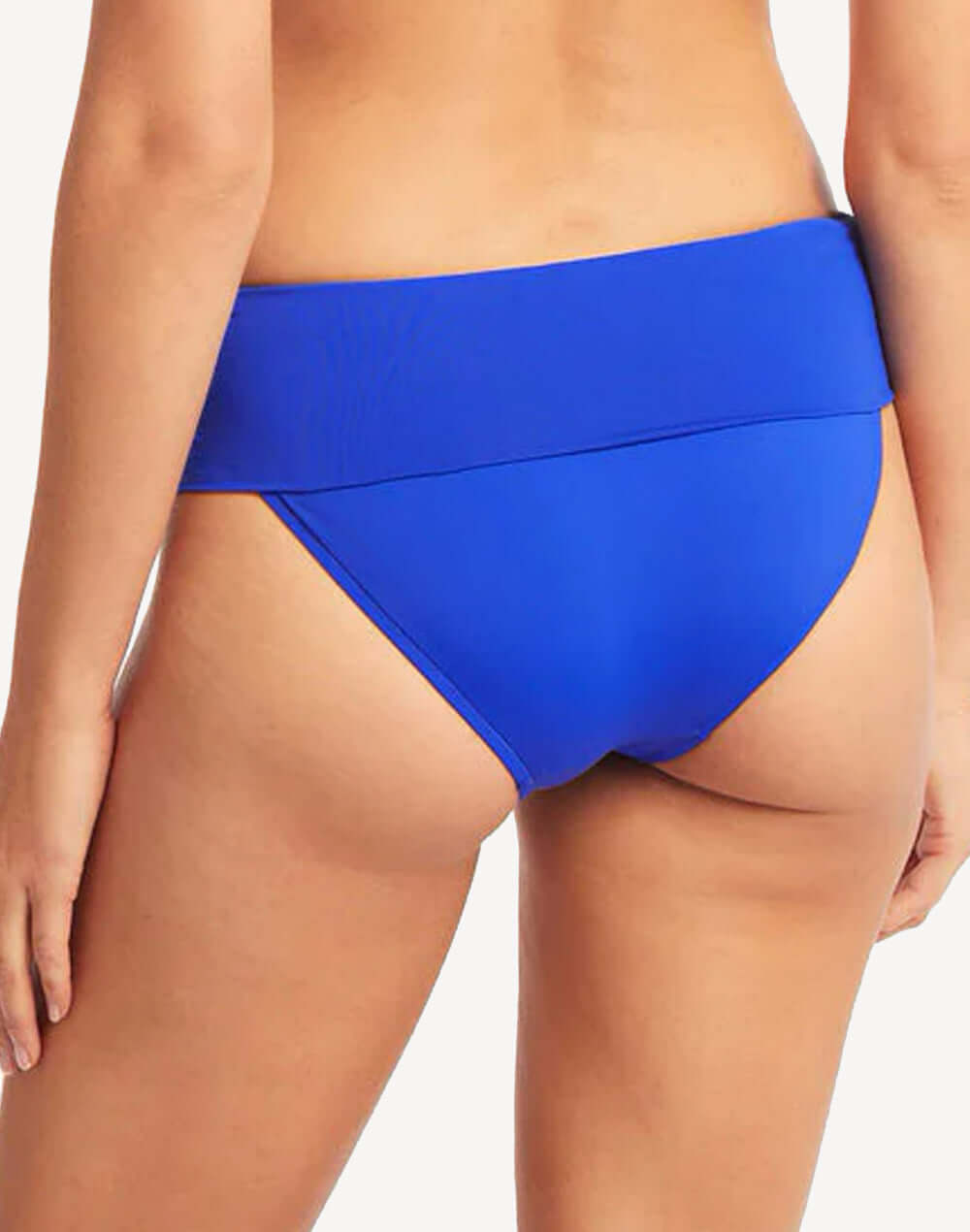 Essentials Cobalt Roll Top Bikini Bottom#color_essentials-cobalt