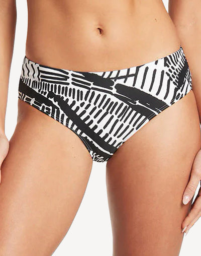 Pampas Mid Bikini Bottom#color_pampas-black-white
