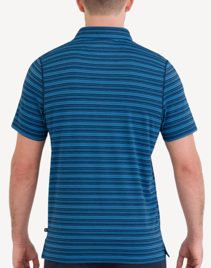 Denim Stripe Droptemp All Day Cooling Polo
