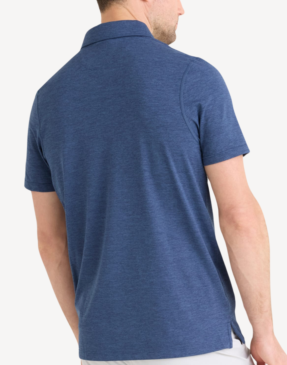 Droptemp All Day Cooling Polo Shirt#color_droptemp-maritime-blue-heather