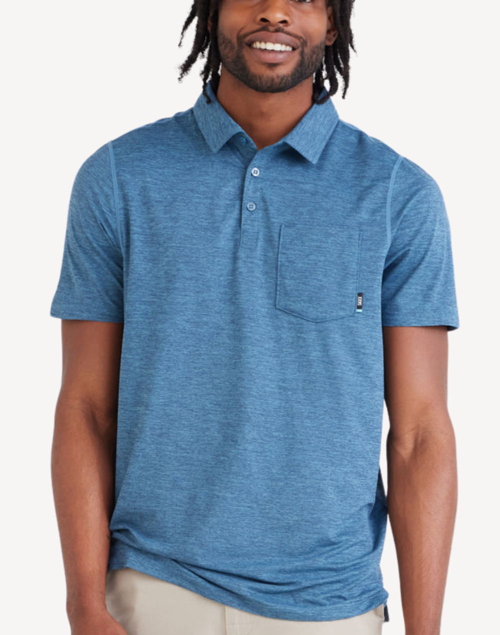 Droptemp All Day Cooling Polo#color_storm-heather