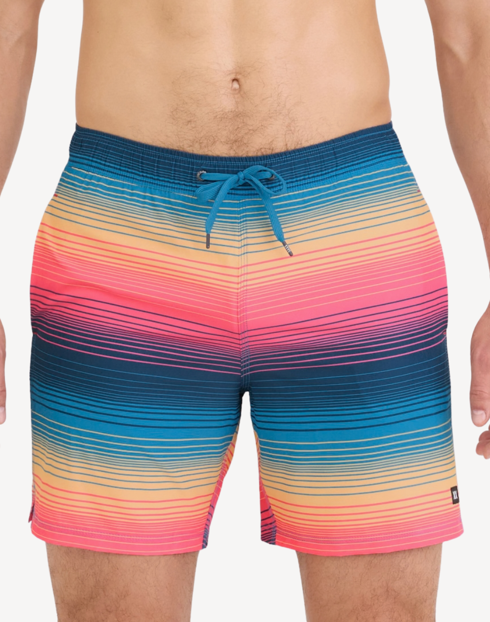 Hazy Stripe Oh Buoy 18 Swim Trunk