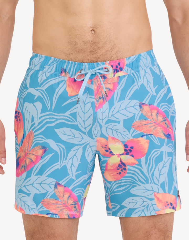 Nocturnal Orchid Oh Buoy 18 Swim Trunk