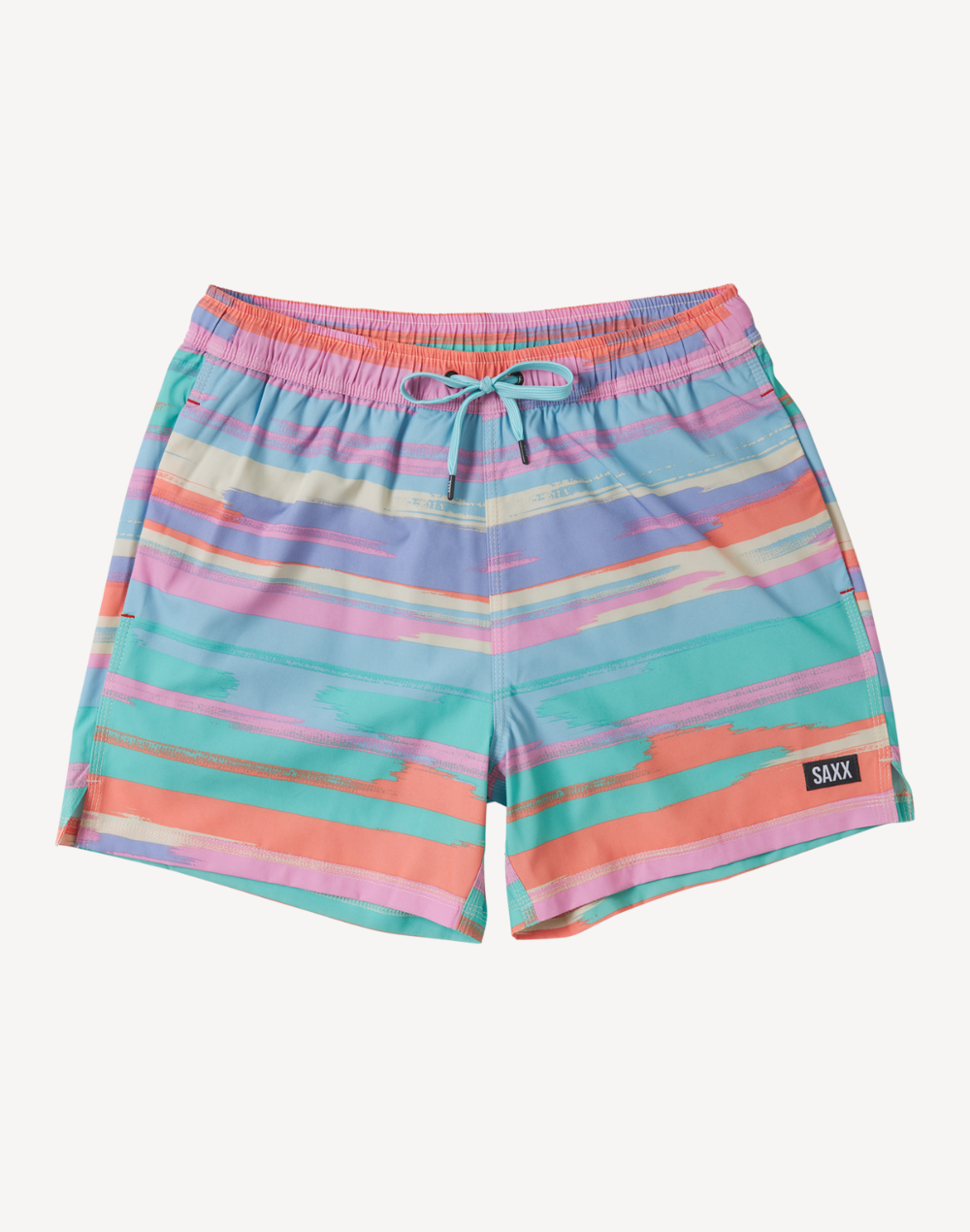 Oh Buoy 2n1 5" Swim Trunk#color_abstract-stripe-multi