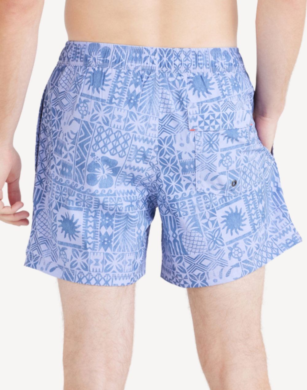 Oh Buoy 2n1 5" Swim Trunk#color_tropical-tapa-lavender